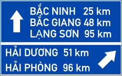 Biển chỉ hướng đường