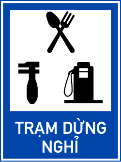 Biển trạm dừng nghỉ