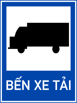 Biển bến xe tải