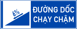 Biển đường dốc phải đi chậm