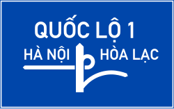 Biển báo cầu vượt liên thông
