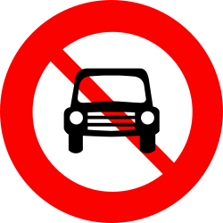 Biển cấm xe ôtô