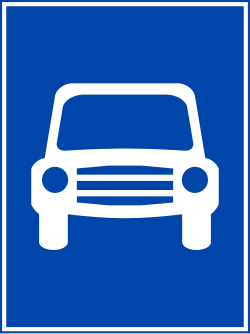 Biển đường dành cho xe ôtô
