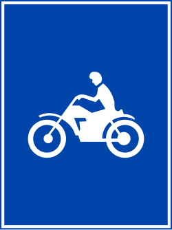 Biển đường dành cho xe máy